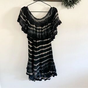 Jen’s Pirate Booty Tye-Dye Boho Dress Size Small
